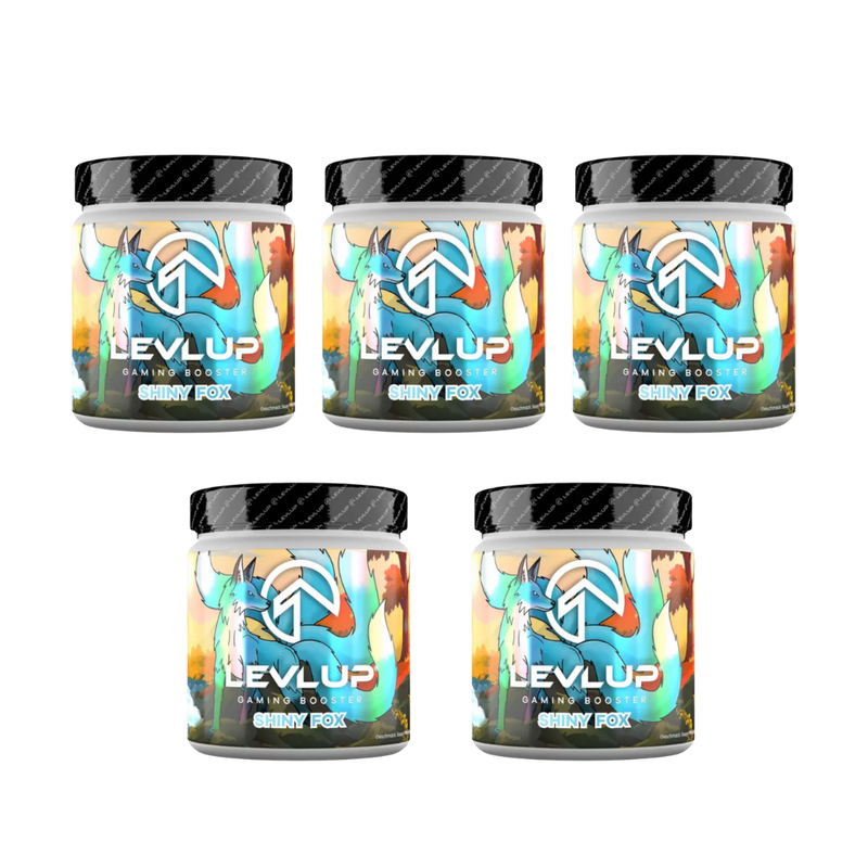 5x LevlUp Pre-Workout Tubs