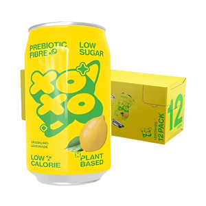 XOXO Sparkling Lemonade Prebiotic Soda 330ml - Case of 12