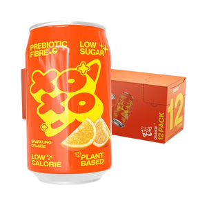 XOXO Sparkling Orange Prebiotic Soda 330ml - Case of 12