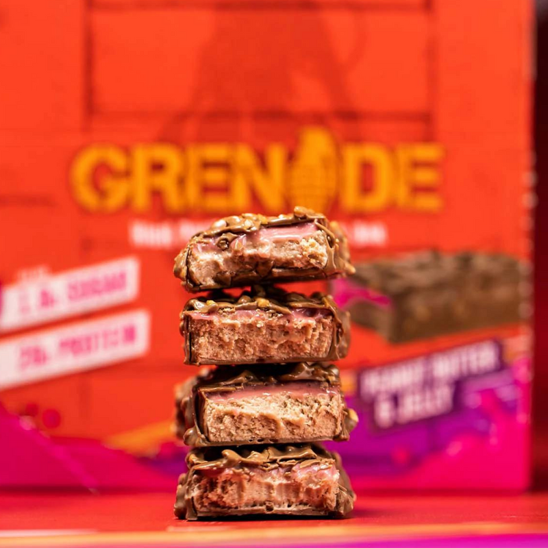 Grenade Peanut Butter And Jelly Flavour Protein Bar 60g - Case of 12