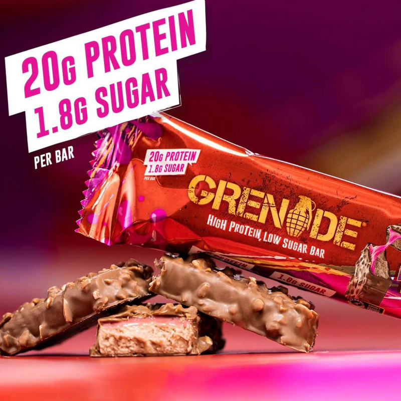 Grenade Peanut Butter And Jelly Flavour Protein Bar 60g - Case of 12