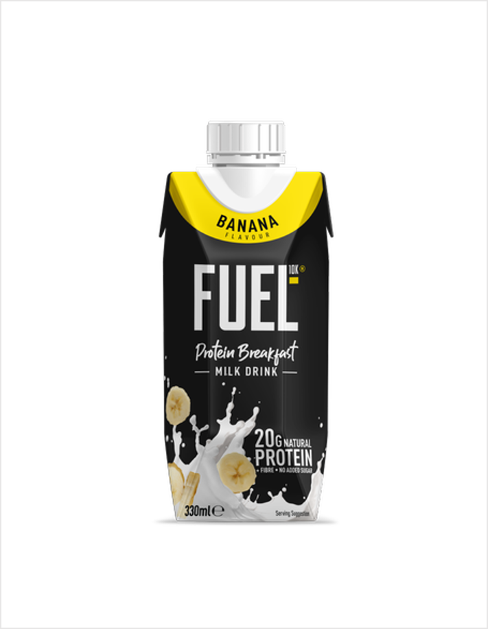 Fuel10k Banana Flavour Protein Breakfast Drink 330ml - Case of 8