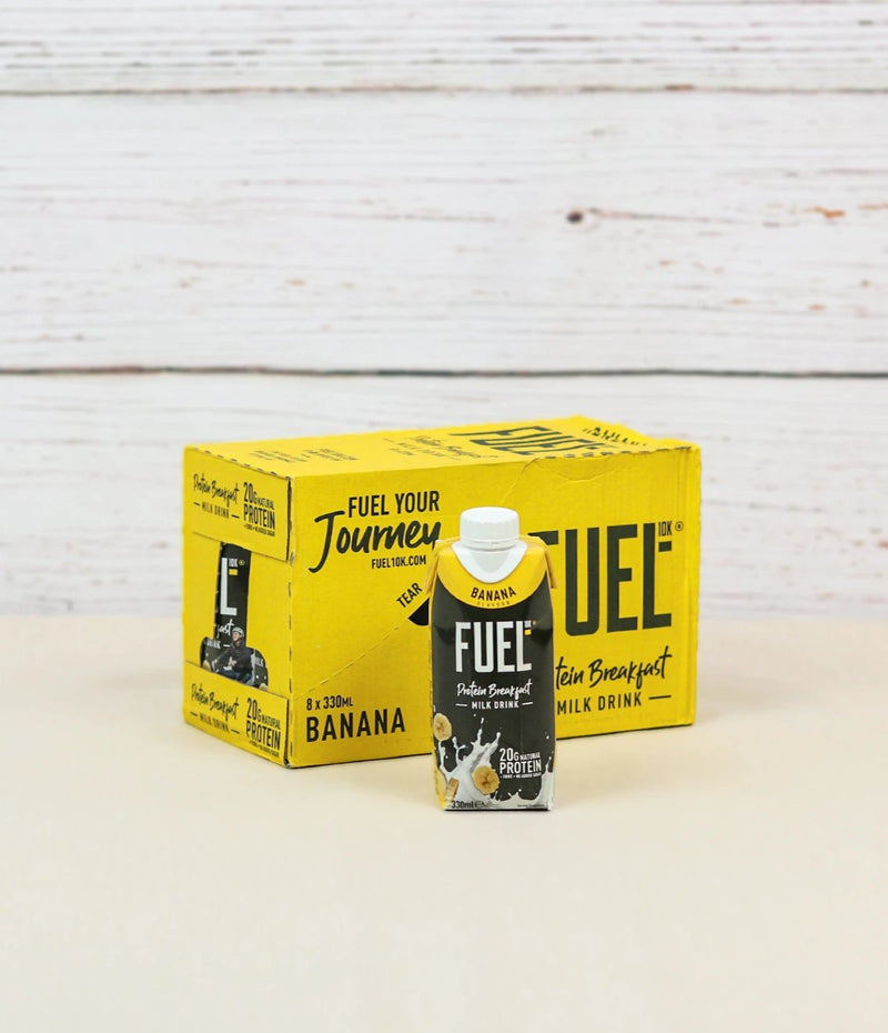 Fuel10k Banana Flavour Protein Breakfast Drink 330ml - Case of 8