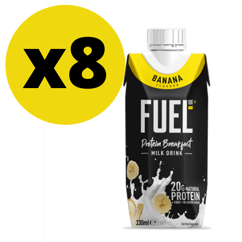 Fuel10k Banana Flavour Protein Breakfast Drink 330ml - Case of 8