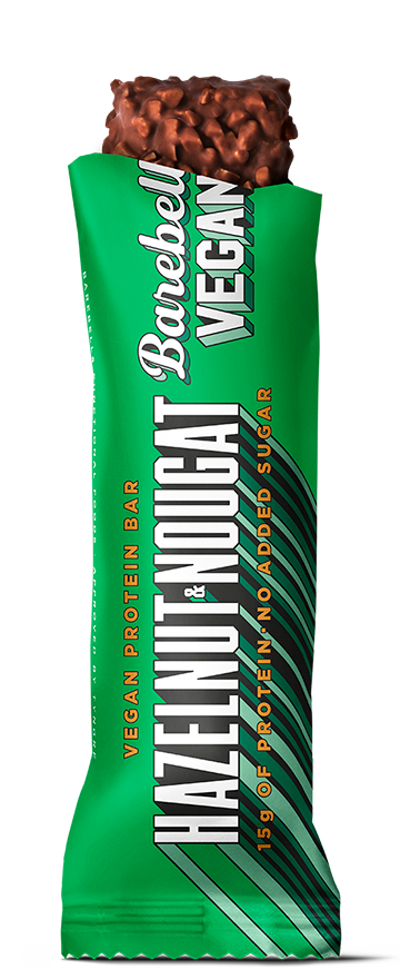 Barebells Hazelnut & Nougat Vegan Protein bar 55g - Case of 12 [Best Before Date: 22/08/2025]