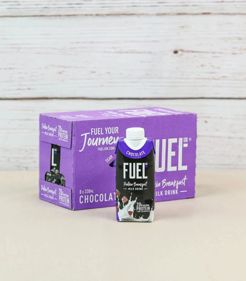 Fuel10k Chocolate Flavour Protein Breakfast Drink 330ml - Case of 8