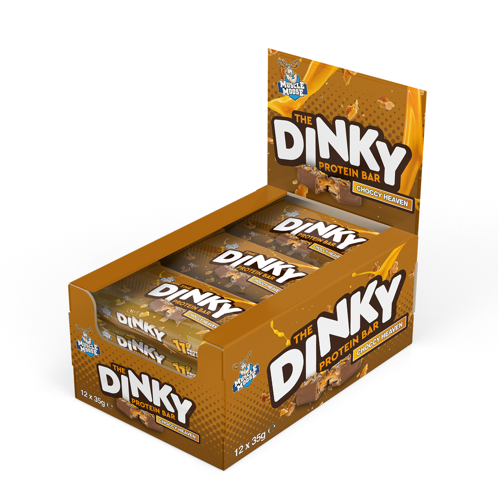 Dinky Protein Bar Choccy Heaven Flavour Bar Case 12