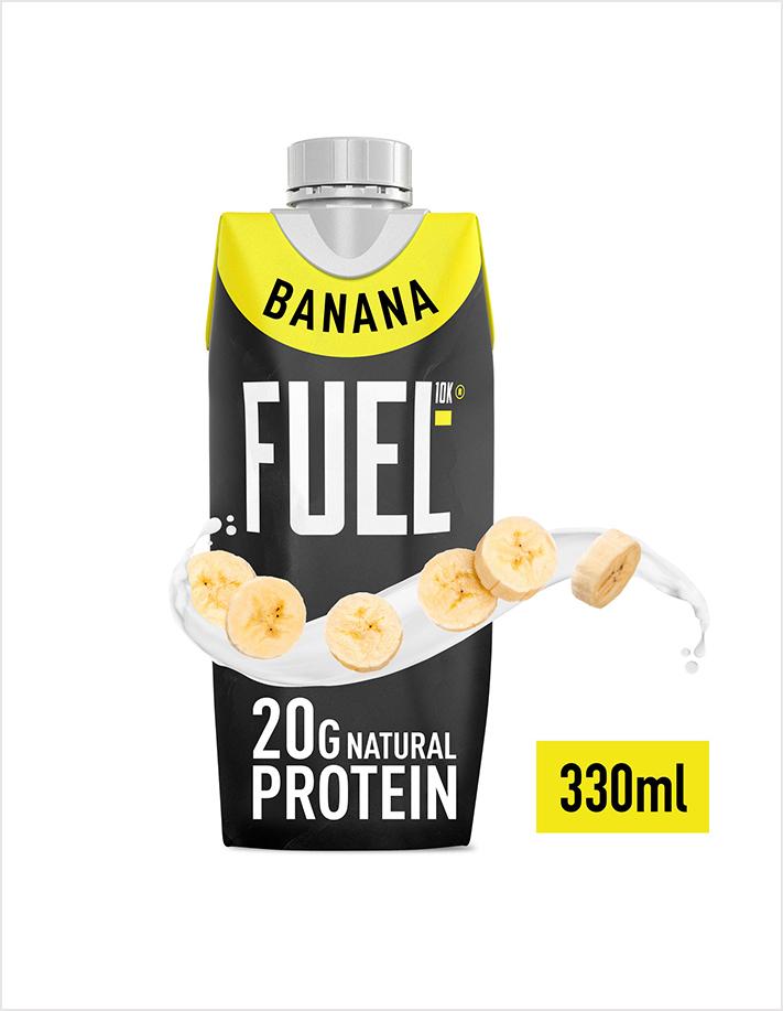 Fuel10k Banana Flavour Protein Breakfast Drink 330ml - Case of 8