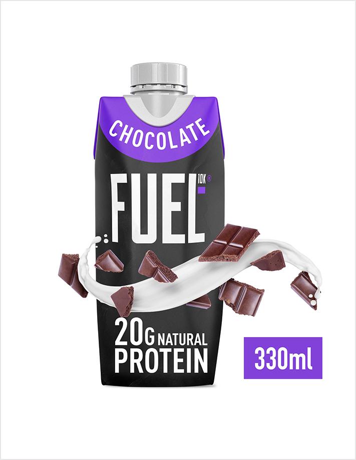 Fuel10k Chocolate Flavour Protein Breakfast Drink 330ml - Case of 8