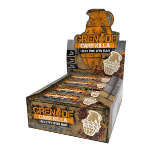 Grenade Caramel Chaos Carb Killa Protein bar 60g [Halal] - Case of 12 Multisave