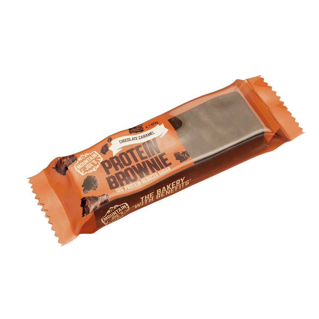 Mountain Joes Chocolate Caramel Protein Brownie