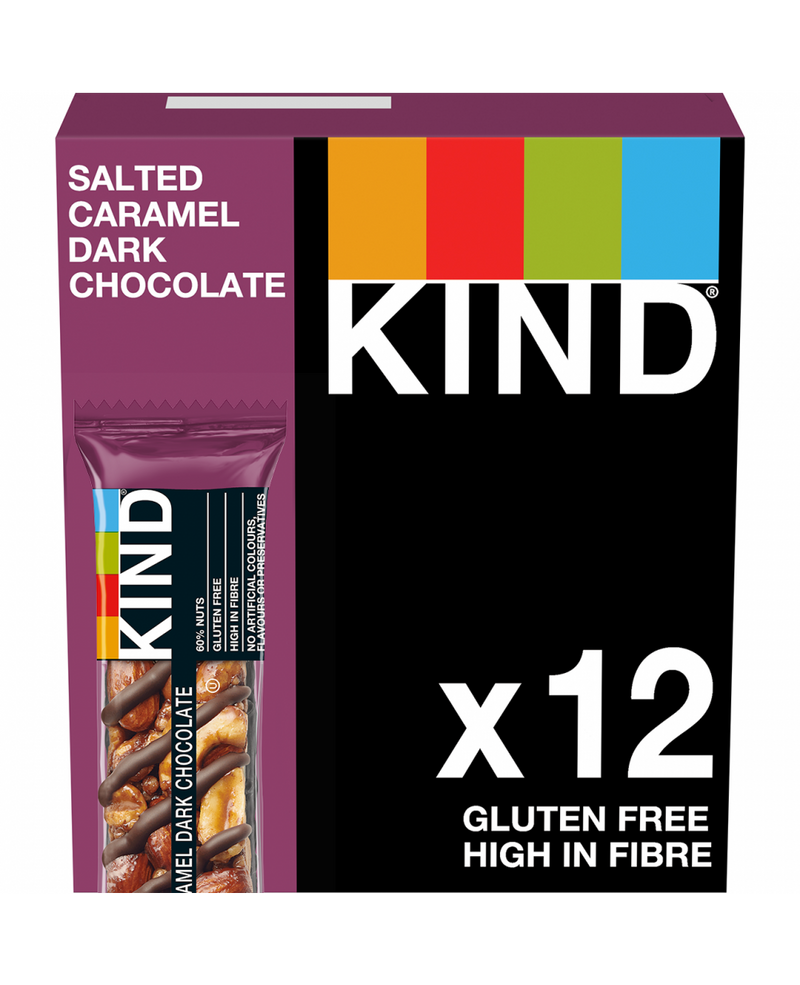 KIND Salted Caramel and Dark Chocolate Bar 40g - Case of 12