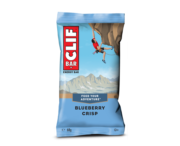 Clif Blueberry Almond Crisp flavour energy bar 68g - Case of 12