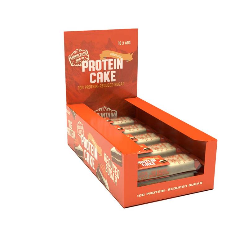 Mountain Joe's Carrot Cake Protein Cake 60g - Case of 10