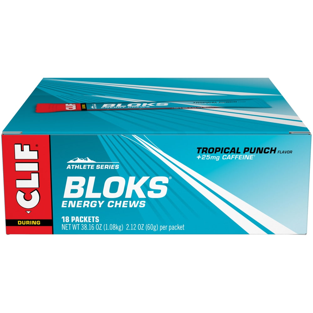 Bloks Tropical Punch + Caffeine Energy Chews Case 18 [Best Before 07 06 2026]