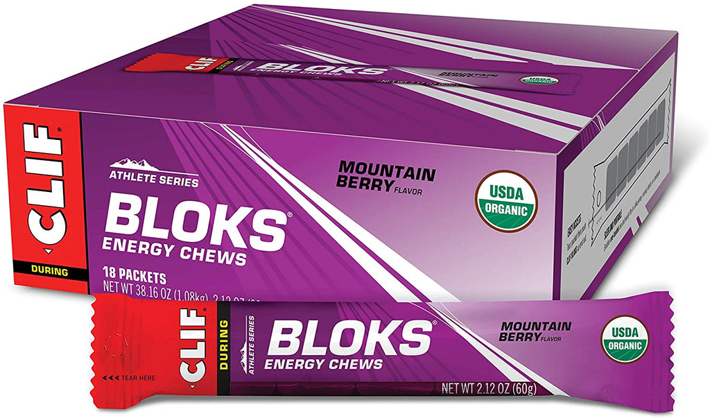 Bloks Energy Chews Mountain Flavour Case 18 [Best Before 01 05 2026]
