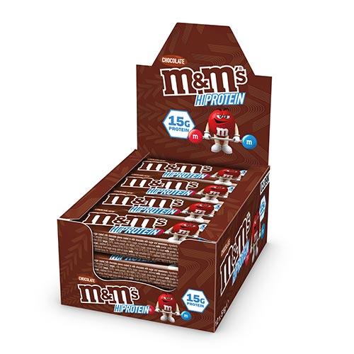 M&M's Chocolate Hi Protein Bar 51g - Case of 12