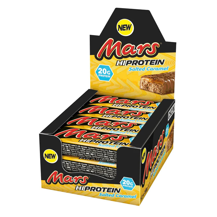 Mars Salted Caramel Hi Protein Bar 59g - Case of 12 [Best Before: 05/06/2025]