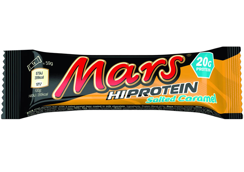 Mars Salted Caramel Hi Protein Bar 59g - Case of 12 [Best Before: 05/06/2025]