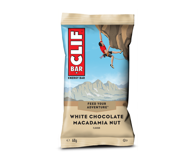 Clif White Chocolate Macadamia Nut flavour Energy bar 68g  - Case of 12