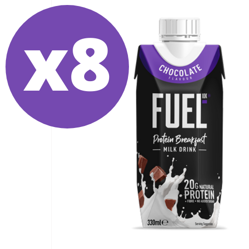 Fuel10k Chocolate Flavour Protein Breakfast Drink 330ml - Case of 8